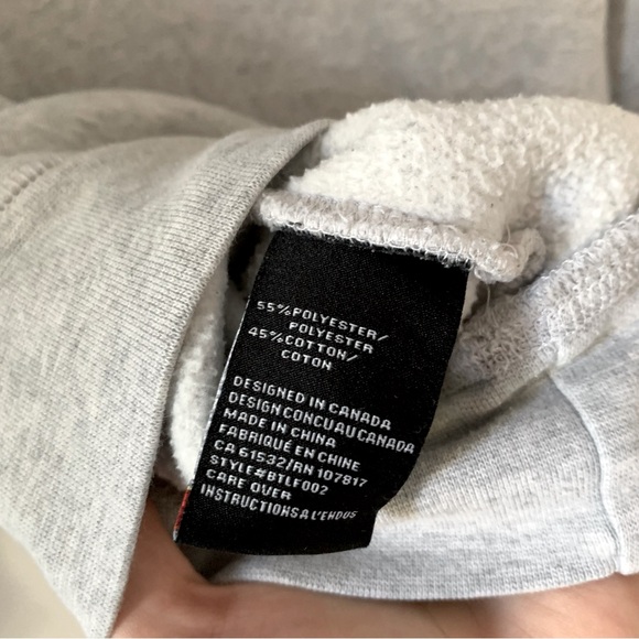 Brunette The Label “Brunette” Crewneck Sweatshirt Grey - Picture 9 of 9